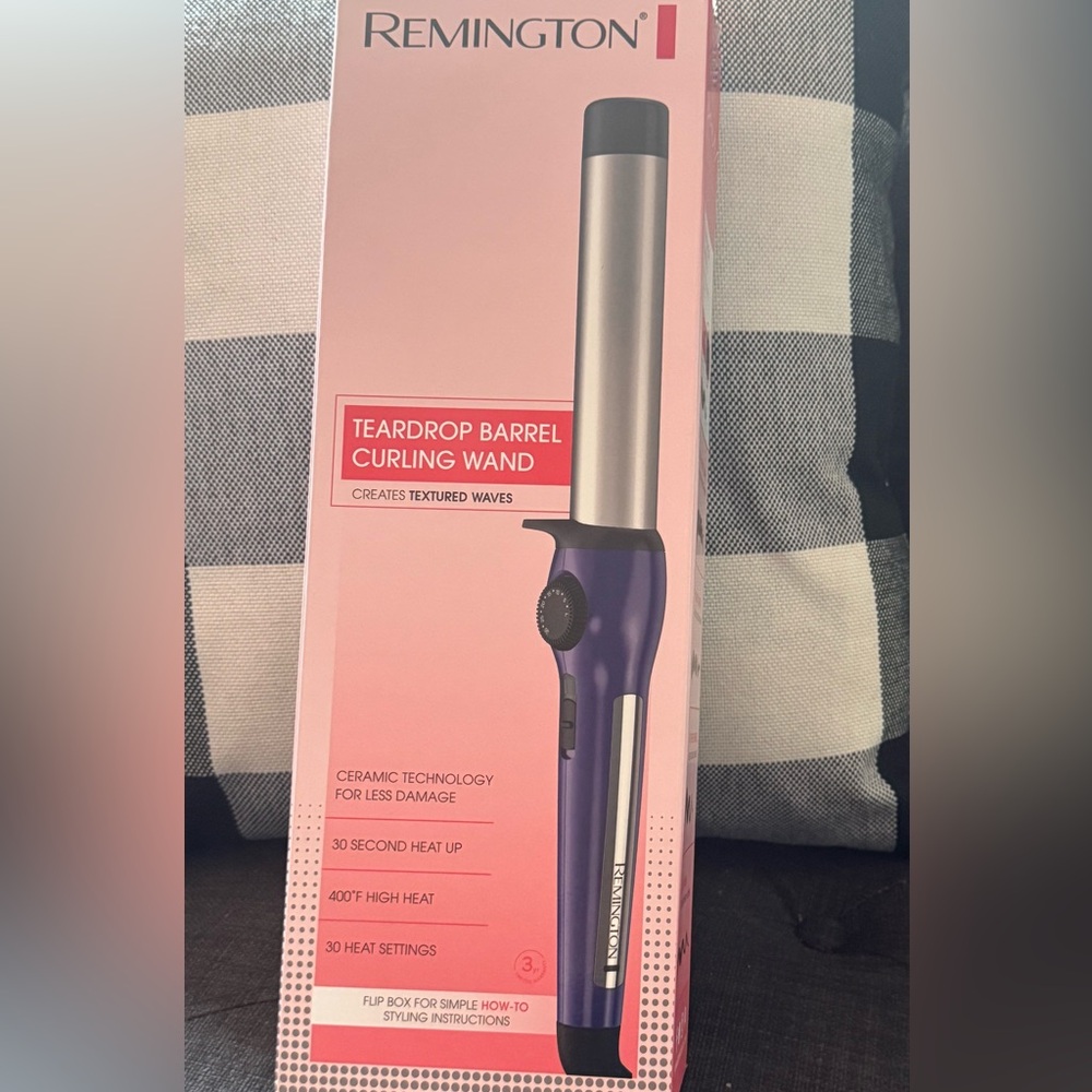Remington Teardrop Barrel Curling Wand NEW